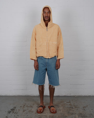 Hemp Big Pocket Hoodie - Ochre