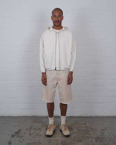 Split Pocket Hoodie - Natural