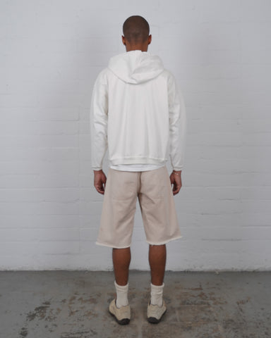 Split Pocket Hoodie - Natural