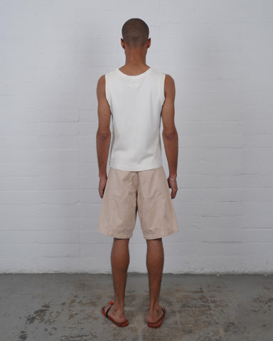 Front Seam Shorts - Clay