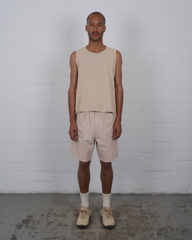 Slant Pocket Short - Clay