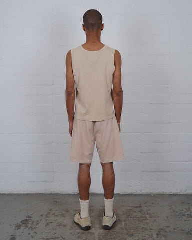 Slant Pocket Short - Clay