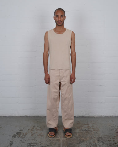 Front Seam Pants - Clay