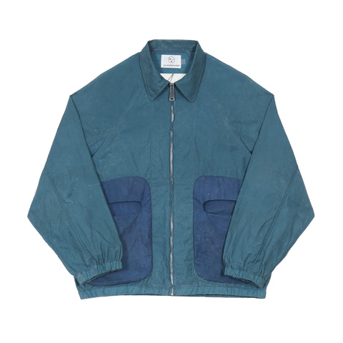 LM x OB Waxed Windbreaker - Indigo