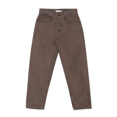 5 Pocket Jeans - Charred Brown