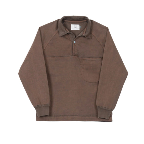 Rugby Raglan - Charred Brown