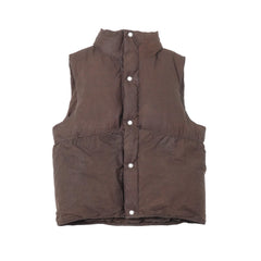 Puff Utility Vest - Charred Brown