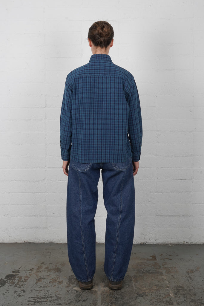 【BAON】[unisex] Keluto Pocket String Over Check Hood Shirt 2 Low String Check Shirt (3color) - ASCLO | 60% - Asian