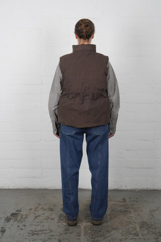 Puff Utility Vest - Charred Brown