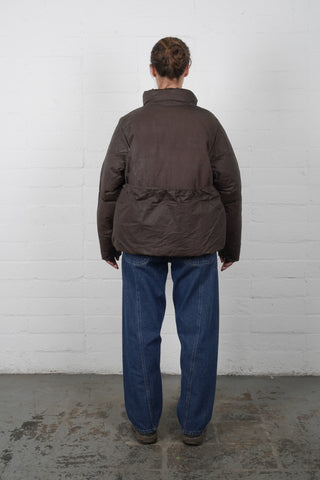 Puff Utility Coat - Charred Brown