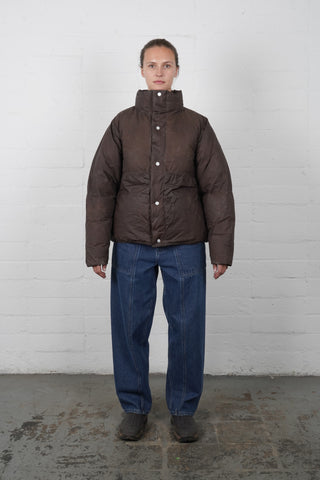 Puff Utility Coat - Charred Brown