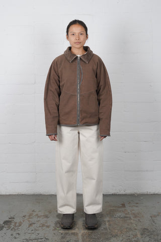 Sherpa Fleece - Charred Brown