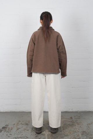 Sherpa Fleece - Charred Brown