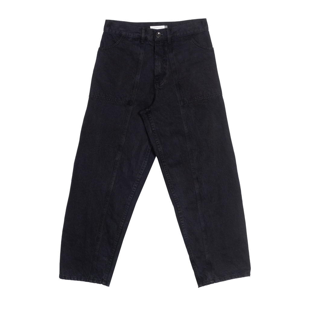 Front Seam Jeans - Black Indigo