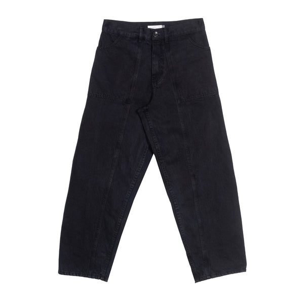 Front Seam Jeans - Black Indigo