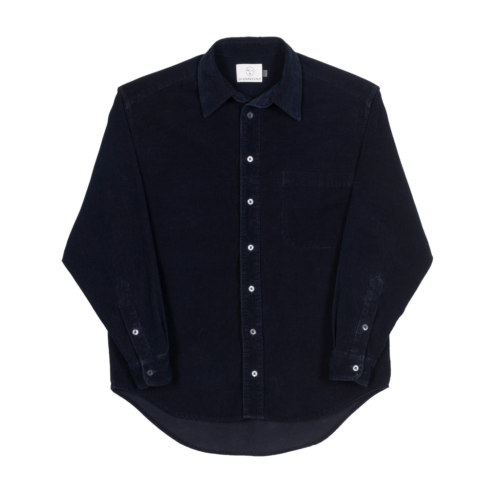 Corduroy Shirt- Black Indigo