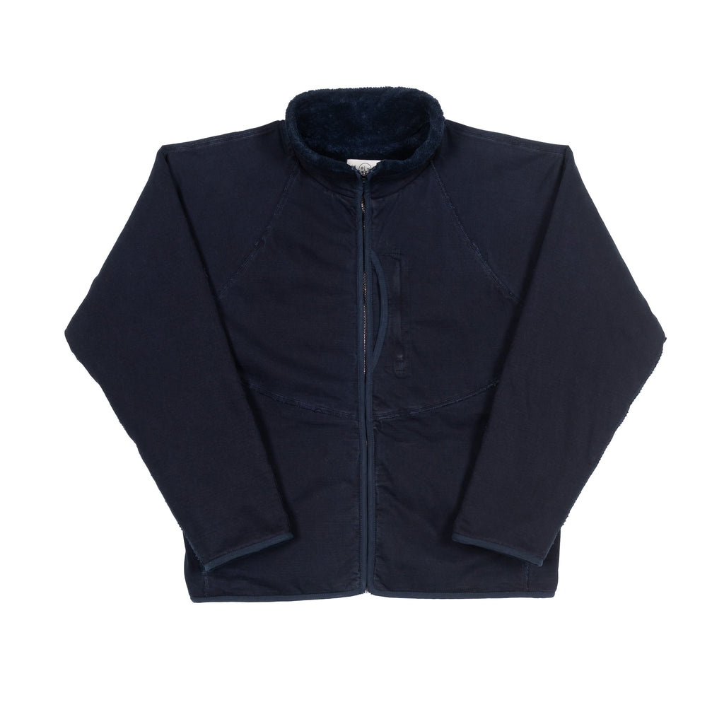 Sherpa Fleece - Black Indigo