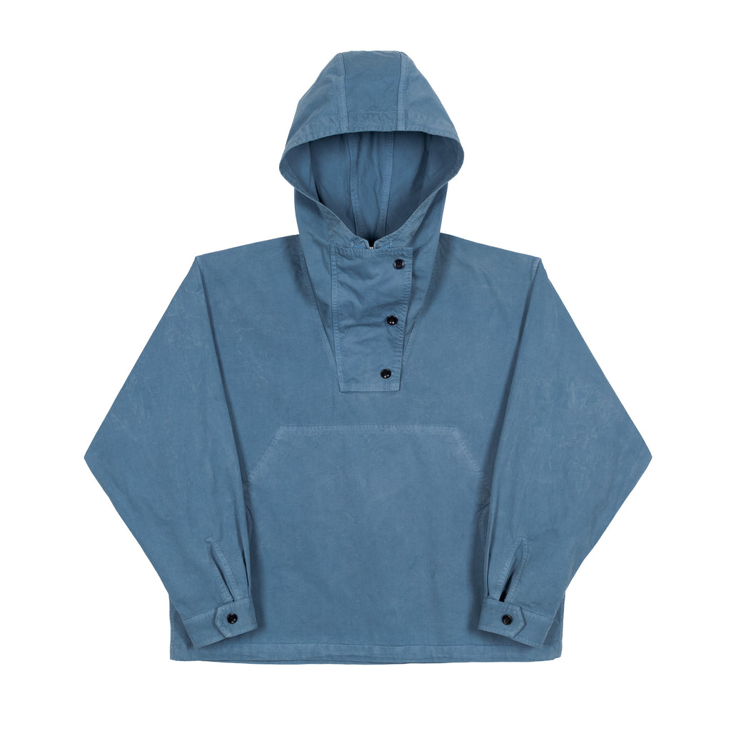 Micro Twill Drift Anorak - French Indigo