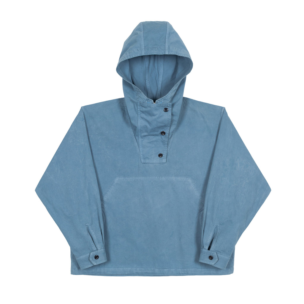 Micro Twill Drift Anorak - Pale Indigo