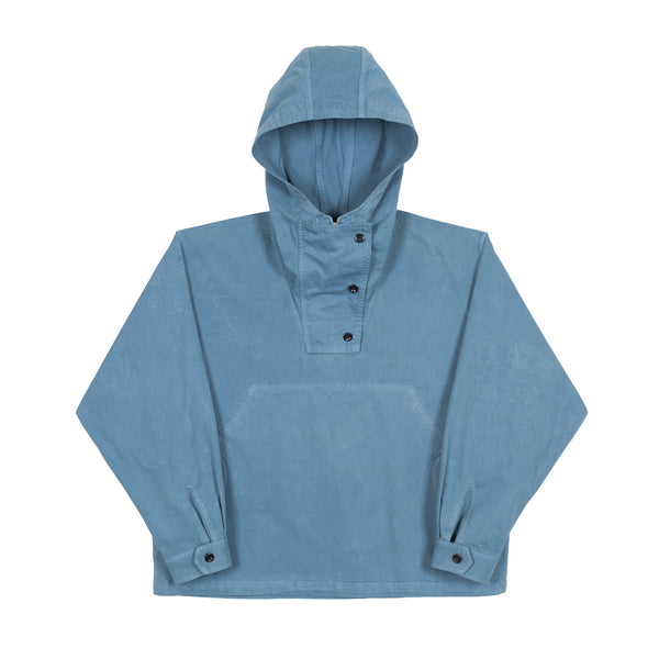Micro Twill Drift Anorak - Pale Indigo