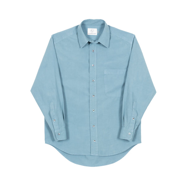 Broadcloth Shirt- Powder Indigo