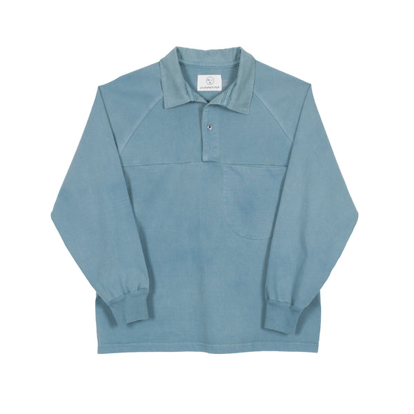 Rugby Raglan - Powder Indigo