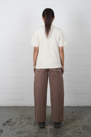 Slant Pocket Pants - Charred Brown