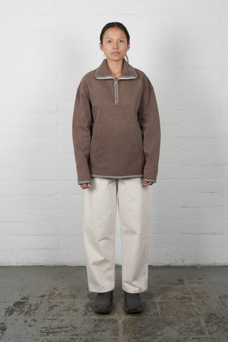 Base Layer Pullover - Charred Brown