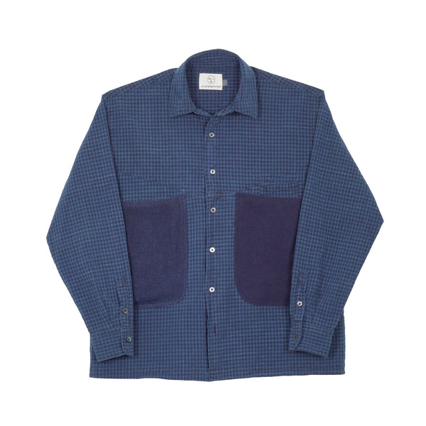 Indigo Check Pocket Shirt - Hand - Me - Downs - Olderbrother
