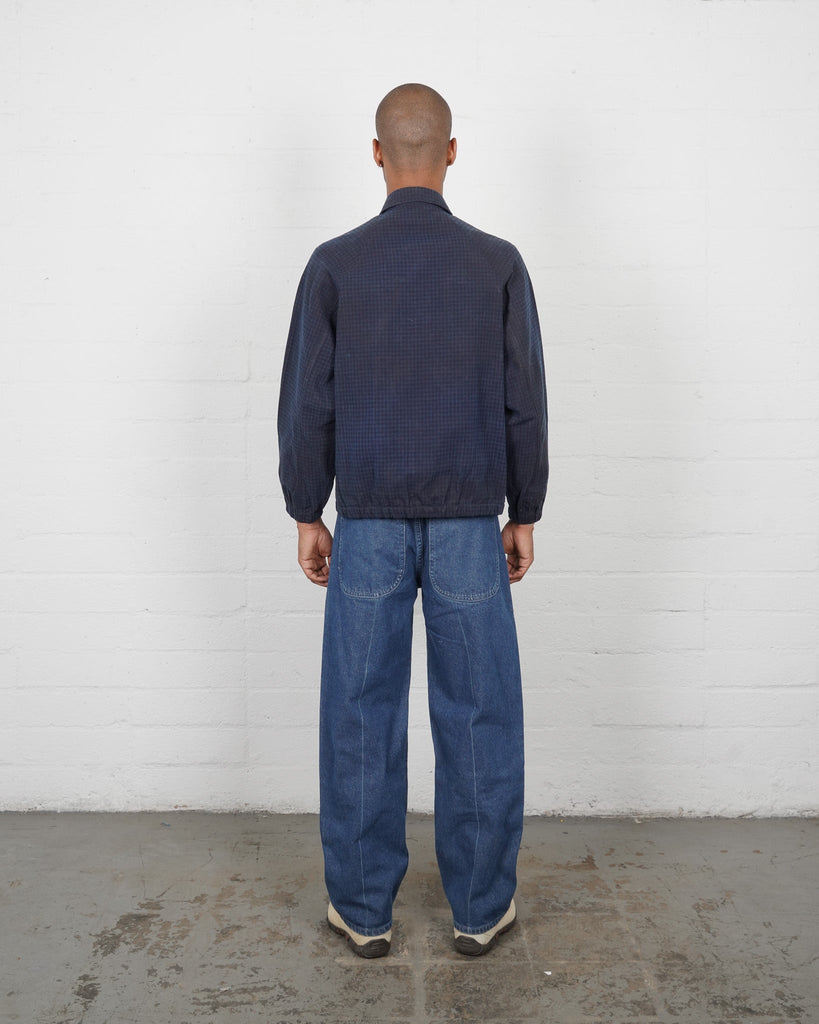 Indigo Check - Waxed Windbreaker - Olderbrother