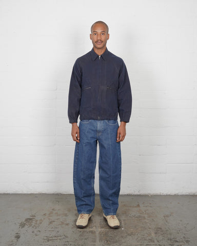Indigo Check - Waxed Windbreaker - Olderbrother