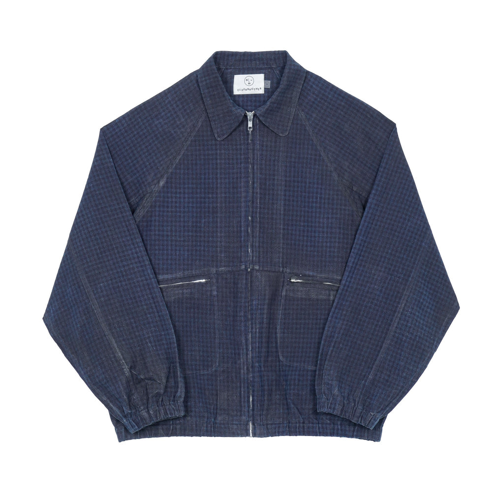 Indigo Check - Waxed Windbreaker - Olderbrother