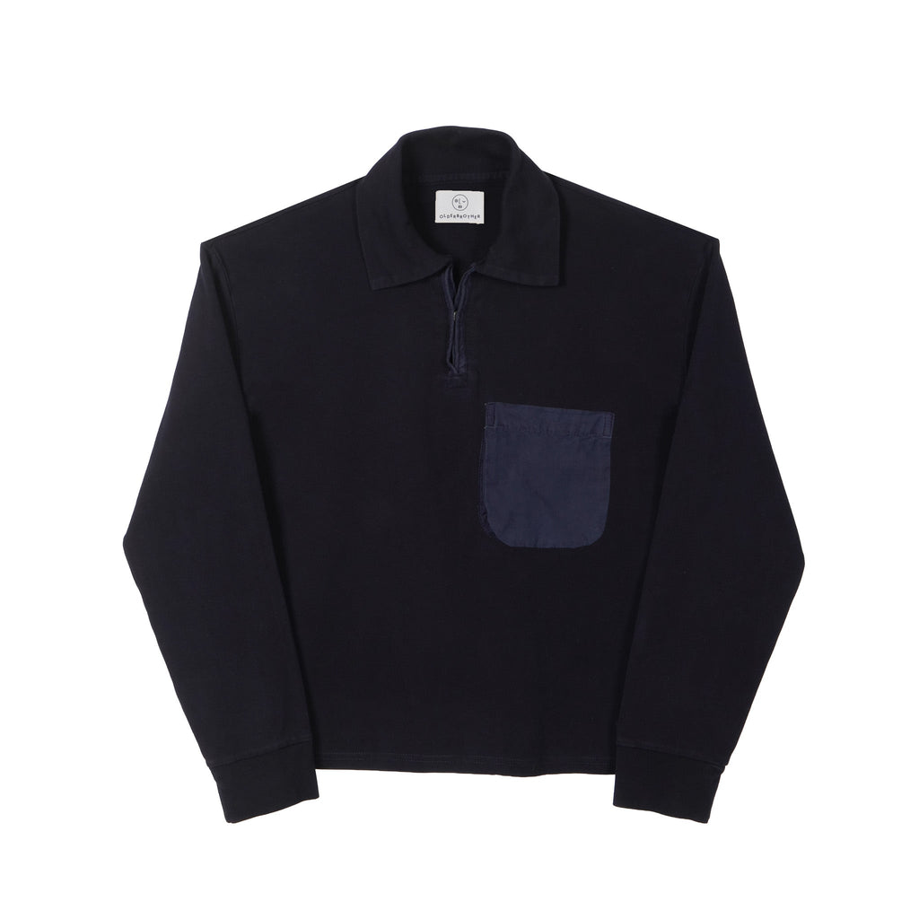 Interlock Polo - Black Indigo - Olderbrother