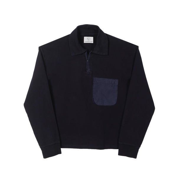 Interlock Polo - Black Indigo - Olderbrother