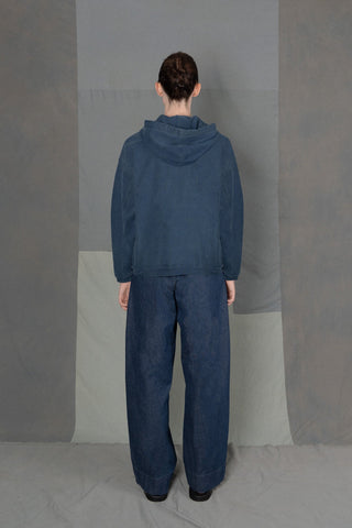 LM x OB Circle Patch Hoodie 2023 - Indigo - Olderbrother