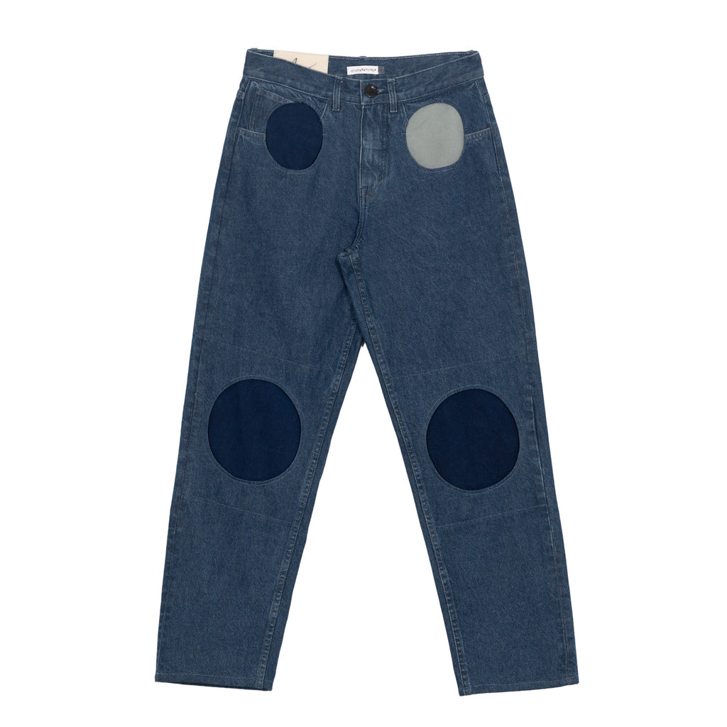 LM x OB Circle Pocket Jeans 2023 - Denim Contrast - Olderbrother