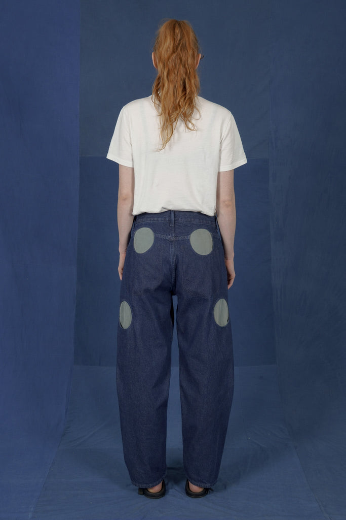 LM x OB Circle Pocket Jeans 2024 - Contrast Denim - Olderbrother
