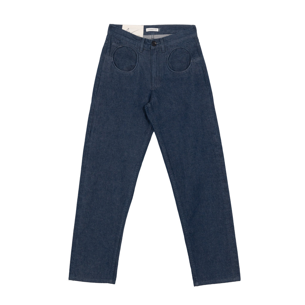 LM x OB Circle Pocket Jeans - Denim Tonal - Olderbrother