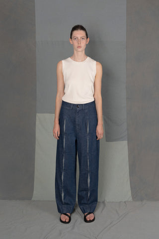 LM x OB Split Leg Jeans - Denim - Olderbrother