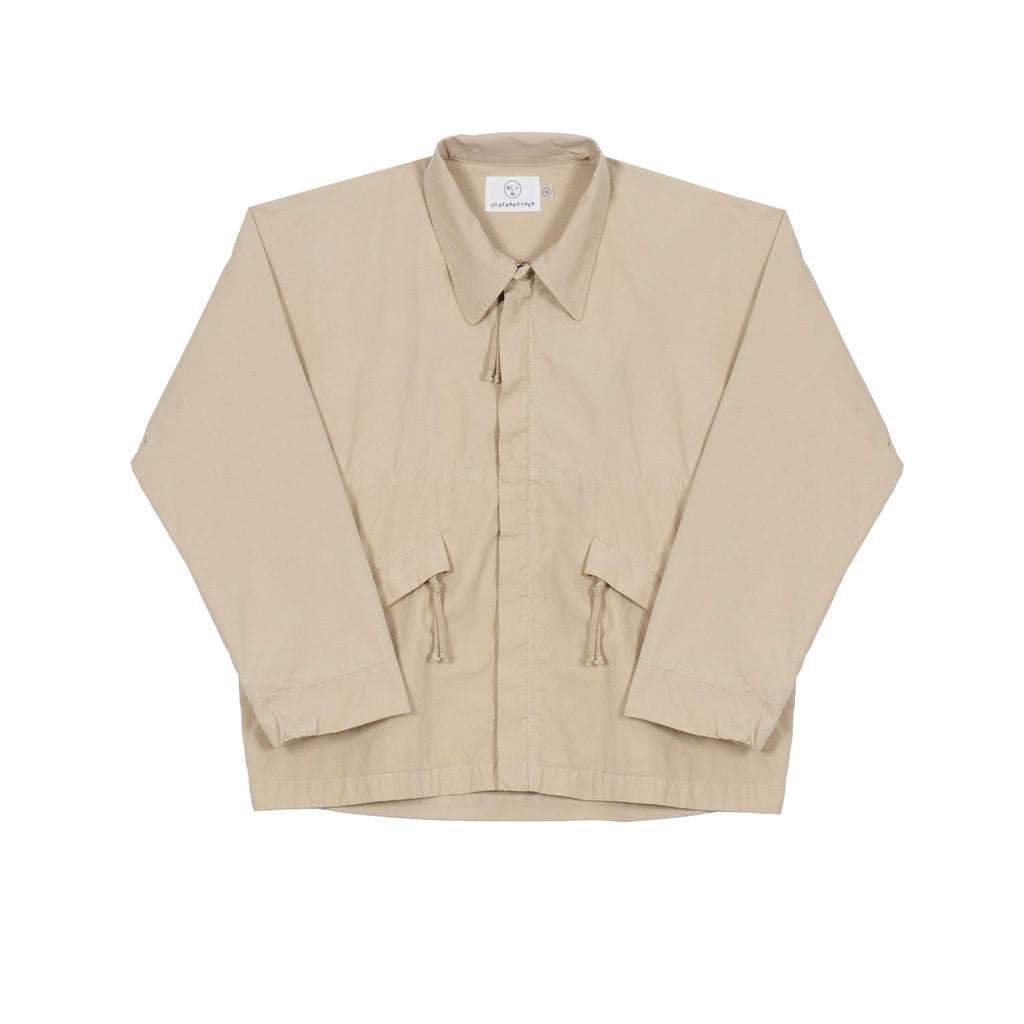 Micro Twill Zip Jacket - Brine Beige - Olderbrother