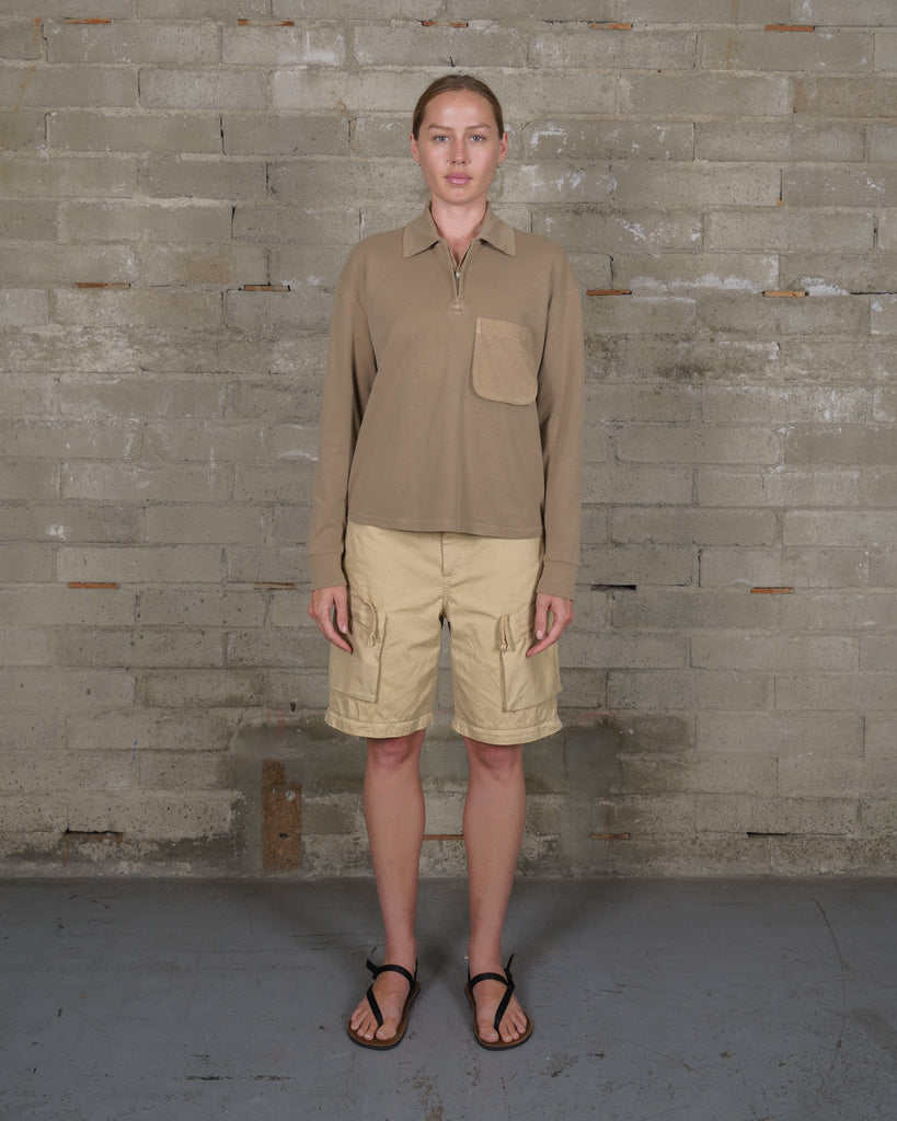 Micro Twill Zip - Off Pants - Brine Beige - Olderbrother