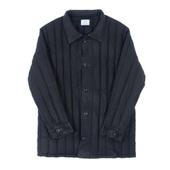 Quilted Puff Trench - Black Indigo - Olderbrother
