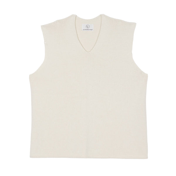 Recycled Cashmere Tank - Natural - Olderbrother