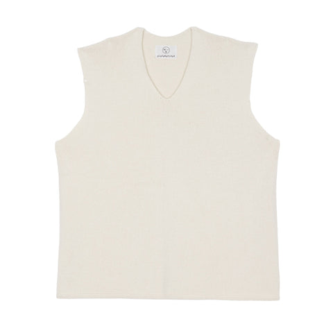 Recycled Cashmere Tank - Natural - Olderbrother