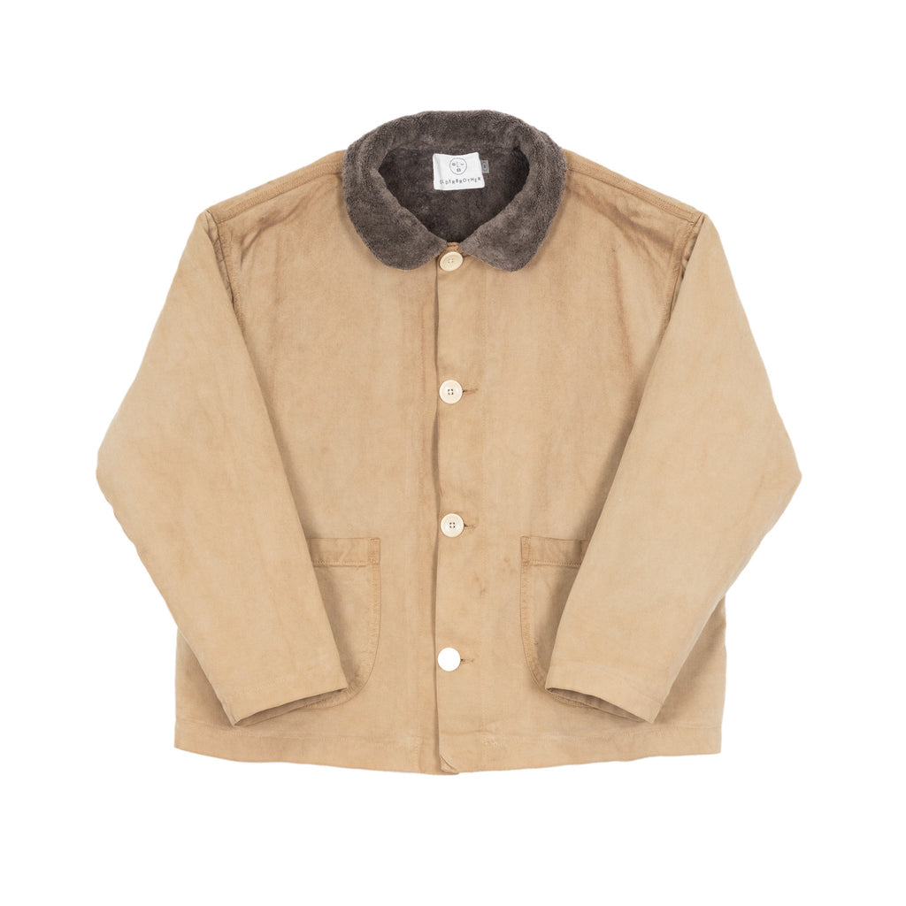 Sherpa Chore Coat - Kakishibu Indigo "Hand Me Downs" - Olderbrother