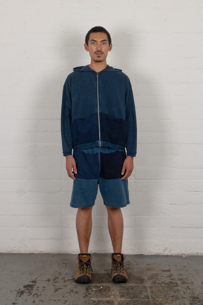 Split Pocket Hoodie - Indigo "Hand Me Downs" - Olderbrother