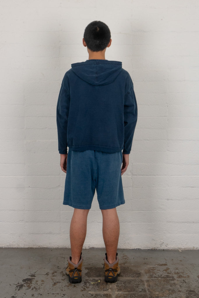 Split Pocket Hoodie - Indigo "Hand Me Downs" - Olderbrother