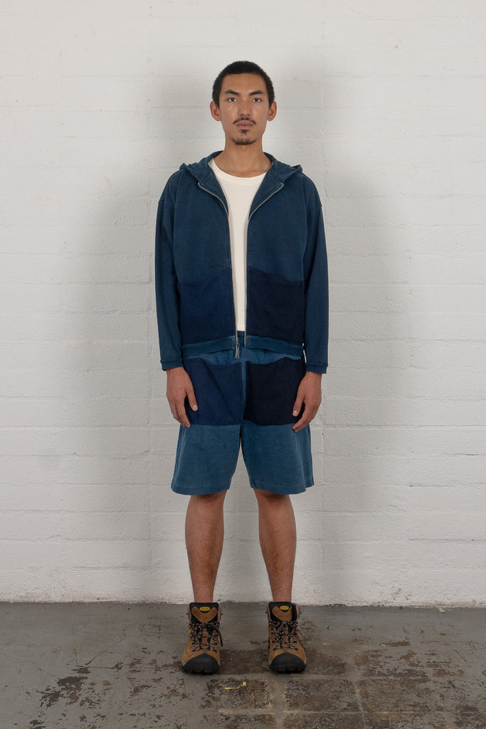 Split Pocket Hoodie - Indigo "Hand Me Downs" - Olderbrother