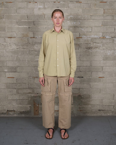 Stripe Seam Button Down - Algae Green - Olderbrother