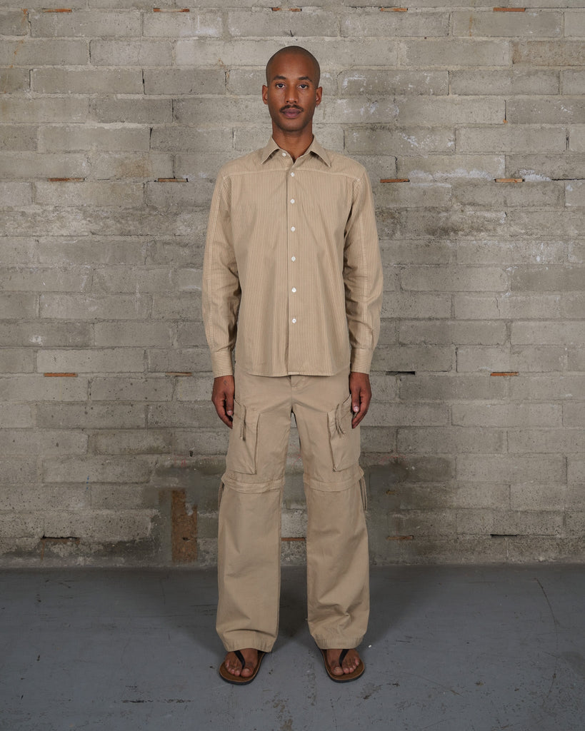 Stripe Seam Button Down - Fish Food - Olderbrother